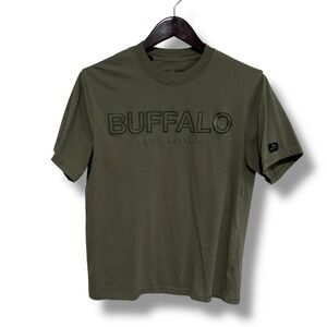 Buffalo David Bitton Men's Lightweight T Shirt Green Size Medium 19 x 25.5